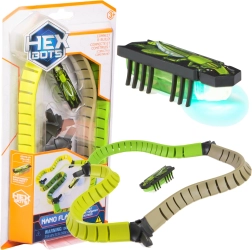 Hexbug Nano Flash Starter Set – Green Robotic Bug with Flexible Track