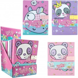 A5-dagboek met cijfercode slot