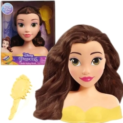 Tête à coiffer DISNEY princesse Belle avec brosse