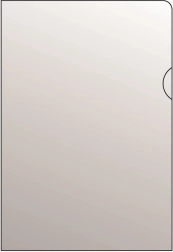 Transparante L-documenthoes A5 van PVC 120 micron