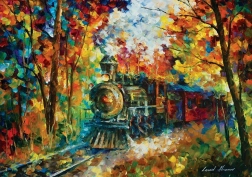 ART PUZZLE Puzzle Autumn Train 500 pieces