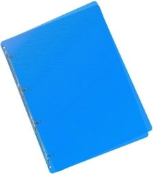 Blauwe ringband A5 met ringmechaniek