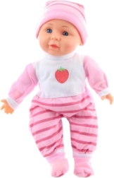 Talking baby 30 cm in pink outfit