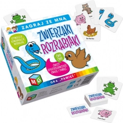 Stoute diertjes – geheugenspel voor kinderen