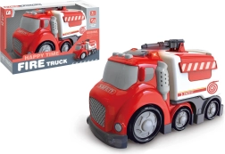 Brandweerwagen met watertank met licht- en geluidseffecten