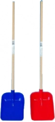 Shovel with wooden handle for children