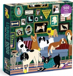 Square Puzzle Dogs in the Lounge 500 Pieces