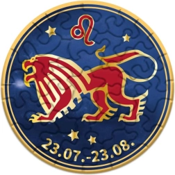 Puzzle rond zodiaque – Lion 33 pièces