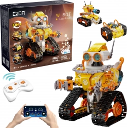 Kit de construction CaDA W.Bot – robot RC programmable 3‑en‑1 (455 pièces)