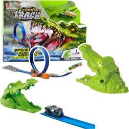 Racetrack with Catapult and Crocodile