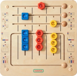 Masterkidz sorteertafel Diamanten – wandgemonteerd Montessori leerspel