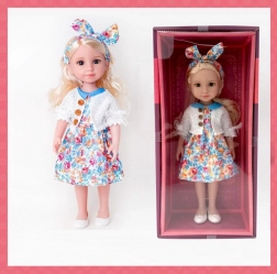 Pop met blond haar 38 cm