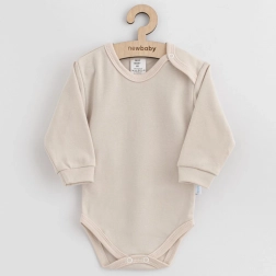 baby cotton bodysuit New Baby beige