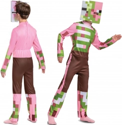 kinderkostuum minecraft zombie pigman 110–122 cm (4–6 jaar)