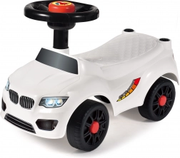 Loopfiets zonder rugleuning wit 50 × 21,5 × 33 cm