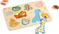 Houten inlegpuzzel dieren CLASSIC WORLD