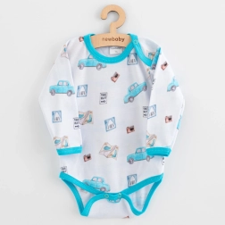Baby bodysuit New Baby Classic II with car motif, size 74 (6–9 months)