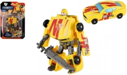 Transformerende gele robot – auto 14 cm