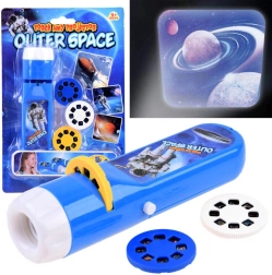 Kinder projectorlamp met ruimte-motieven