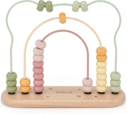 Houten kralenlabyrint POLARB voor eerste rekenen