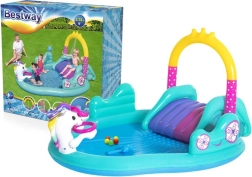 Aire de jeux aquatique gonflable licorne 274 × 198 × 137 cm BESTWAY