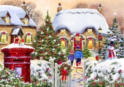 Winter Cottage Puzzle 1000 Pieces