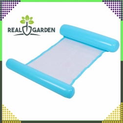 Opblaasbare waterhangmat – drijvend ligbed voor zwembad en meer