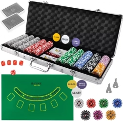 Poker Set 500 Chips in Aluminum Case
