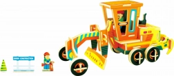 ROBOTIME Wooden 3D Puzzle – Motor Grader (48 pieces)