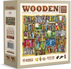 Houten puzzel Boekenkasten Police 1010 stukjes