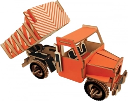Woodcraft houten 3D-puzzel – kiepwagen