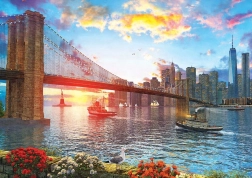 Puzzle ART PUZZLE Sunset in New York 1000 pieces