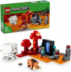 LEGO Minecraft Hinderlaag bij de Nether-portaal