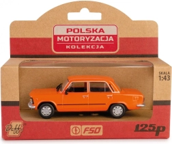 Modèle de voiture Fiat 125p - orange