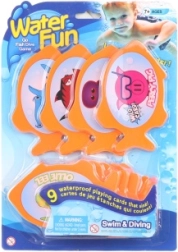Poissons en plastique pour plongée aquatique – lot de 9 pièces