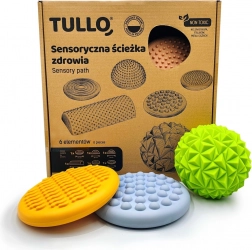 Pastelkleurige sensorische paden Tullo - 6 elementen