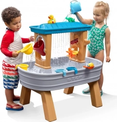 Step2 Water tafel met regeneffect, emmer en trechter + diertjes