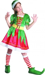 costume de carnaval femme lutin pour enfants 110–120 cm