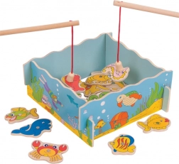 Houten magnetisch visspel zee – BIGJIGS TOYS