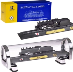 Verzamelmodel locomotief JNR C50 1:160 in beschermende vitrinekoker