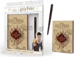 Harry Potter notitieboek met toverstok Marauders Map