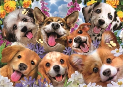 Educa puzzle Selfie Puppies 1000 pieces