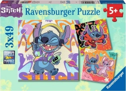 Puzzle 3x49 pieces Stitch