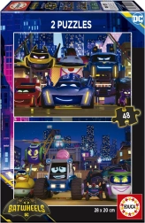 Puzzle Batwheels 2x48 pieces by Educa