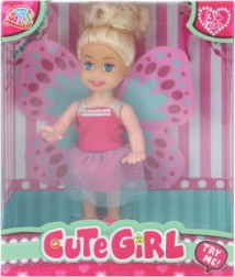 Pop met afneembare vleugels 12 cm