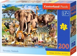 Puzzel 200 stukjes – Savanna Animals