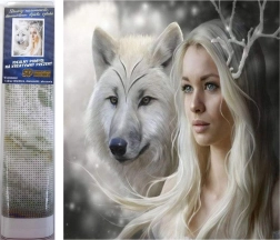 Norimpex Diamond Painting Ice Plains Queen 30x40cm