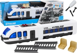 Passenger Train DIY with Sounds and Lights – Building Set with Assembly Tracks