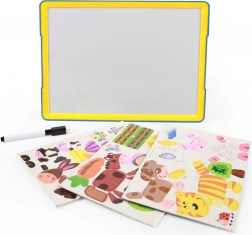 Kindermagnetisch tekenbord met dieren