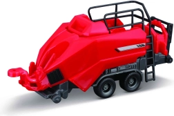 Bburago boerentractor MASSEY FERGUSON 8740S met 3 aanhangers 10 cm geschenkset